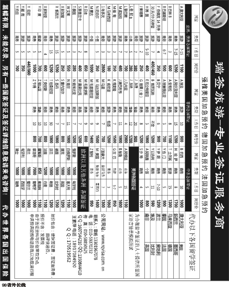 r98   郑文君 365期  瑞签旅游-专业签证服务商 重庆+四川