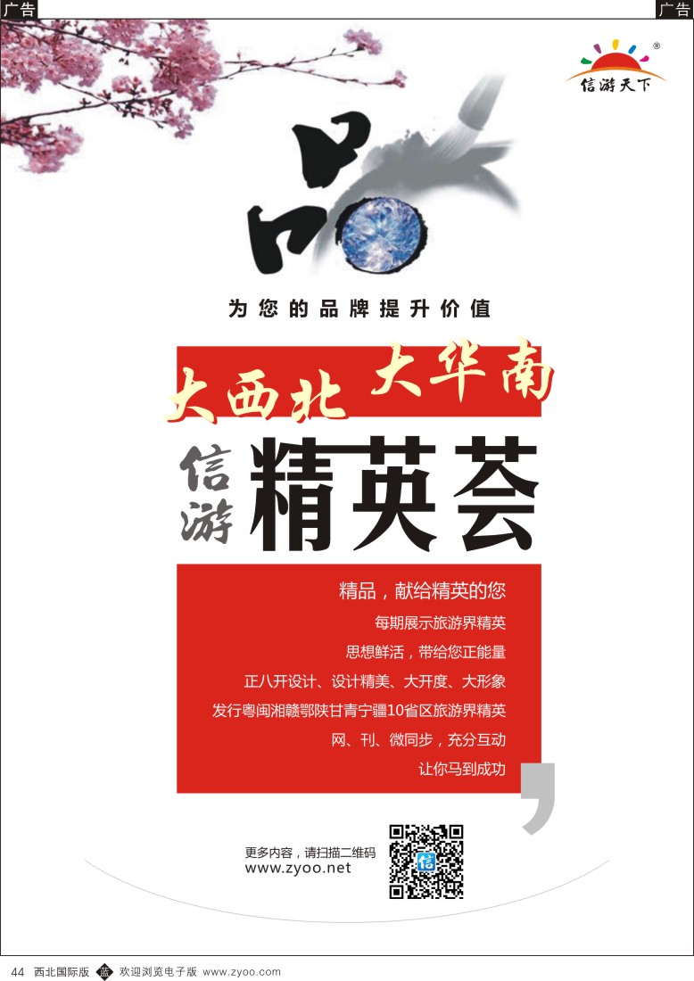 b黑044  大西北大华南 精英荟自用广告
