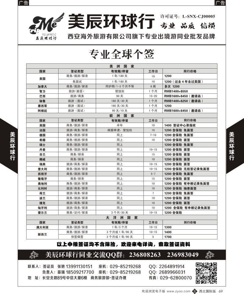 b黑069 魏孟远夫513期 美辰环球行-专业全球个签-美欧大洋洲
