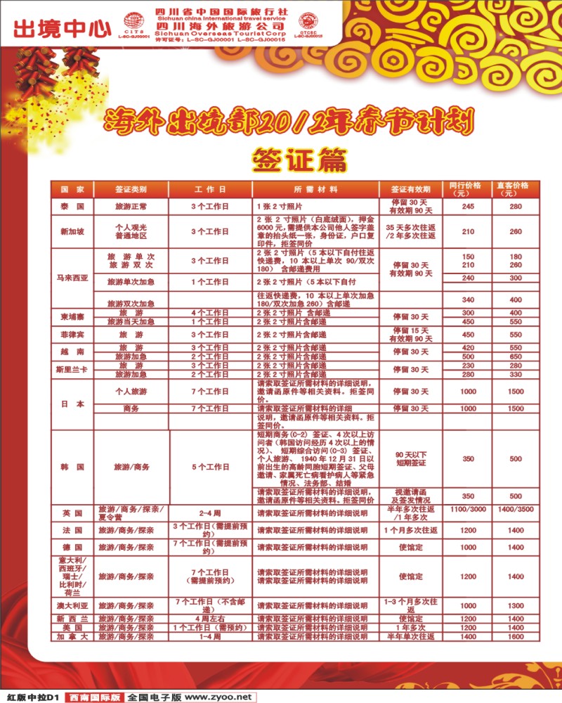 H拉页D1 出境中心-签证、澳洲