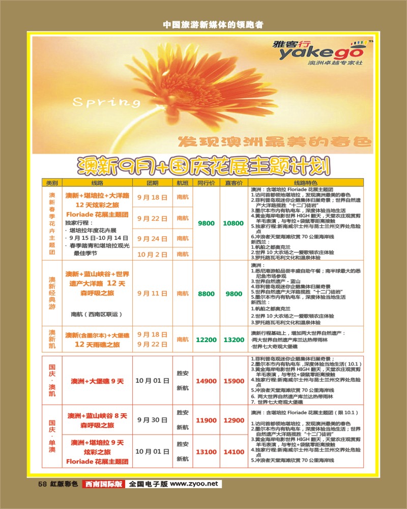 H彩58  雅客行澳新  斐济