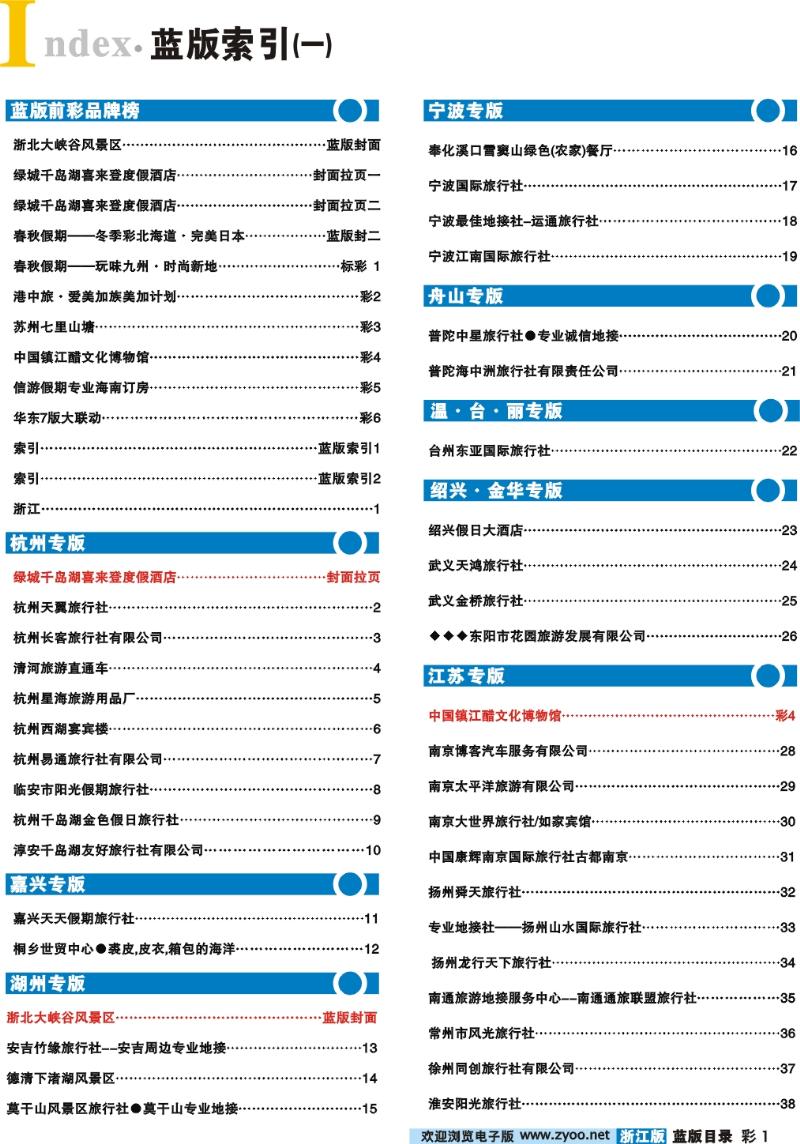 蓝版目录1 索引