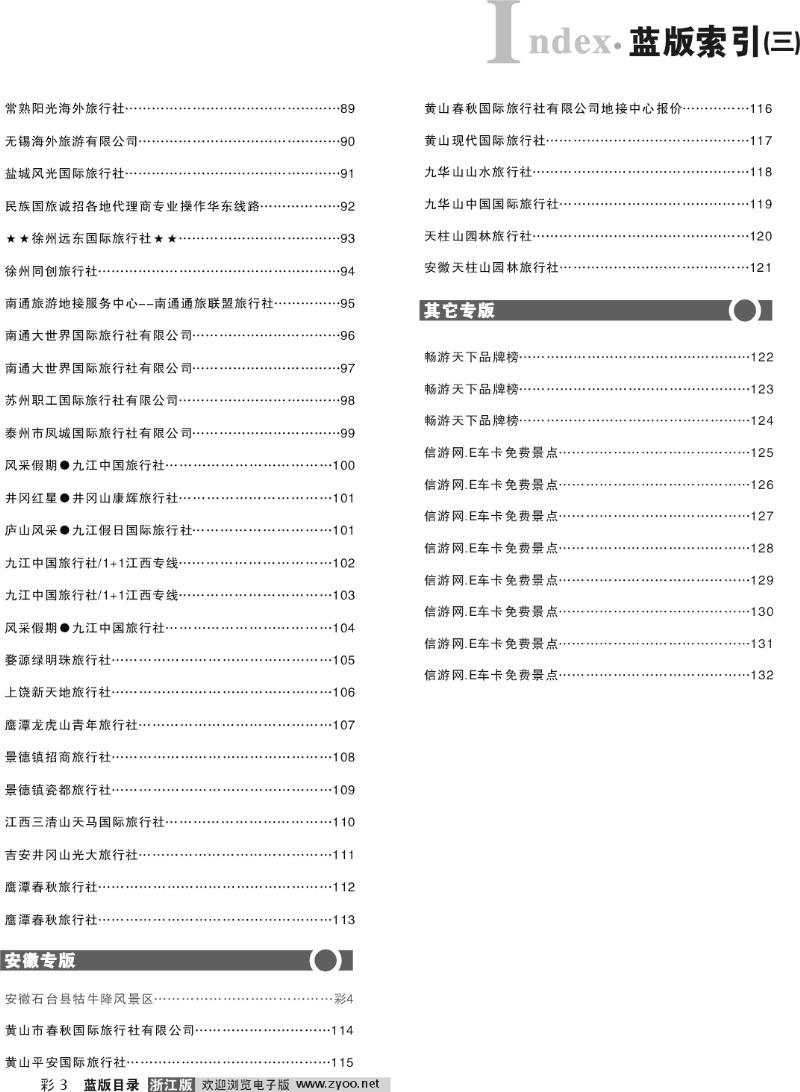 目录2 蓝版索引3