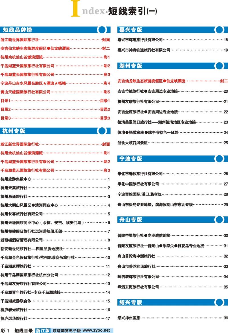 索引1 目录