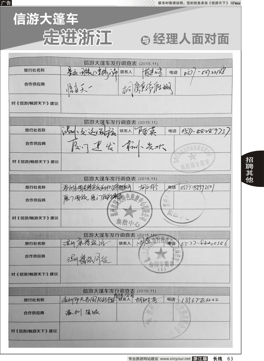 63 信游大篷车-走进浙江与经理人面对面 