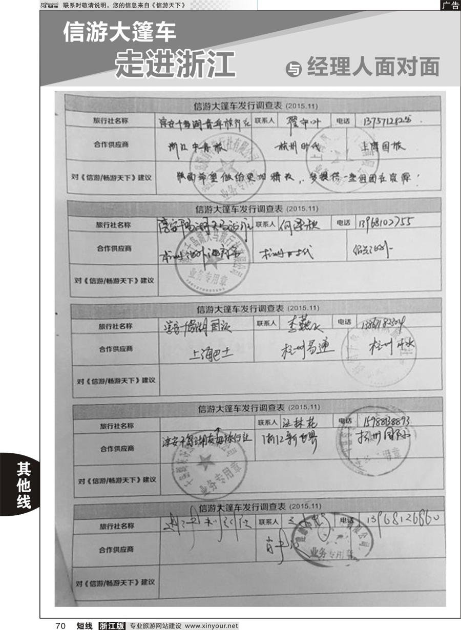 70 信游天下与旅游经理人面对面 