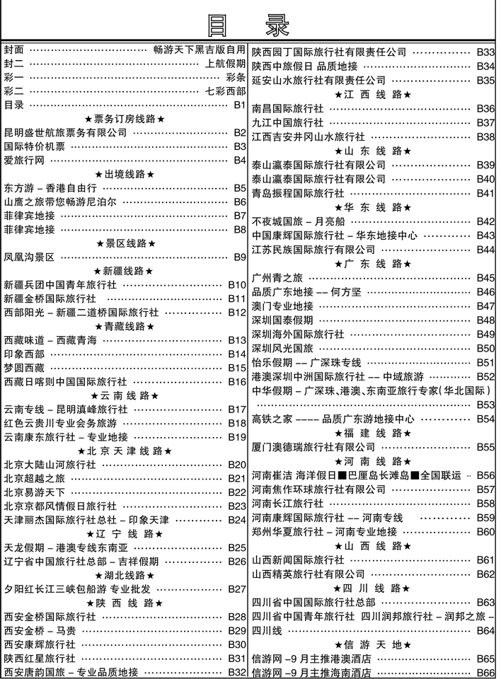 b1目录