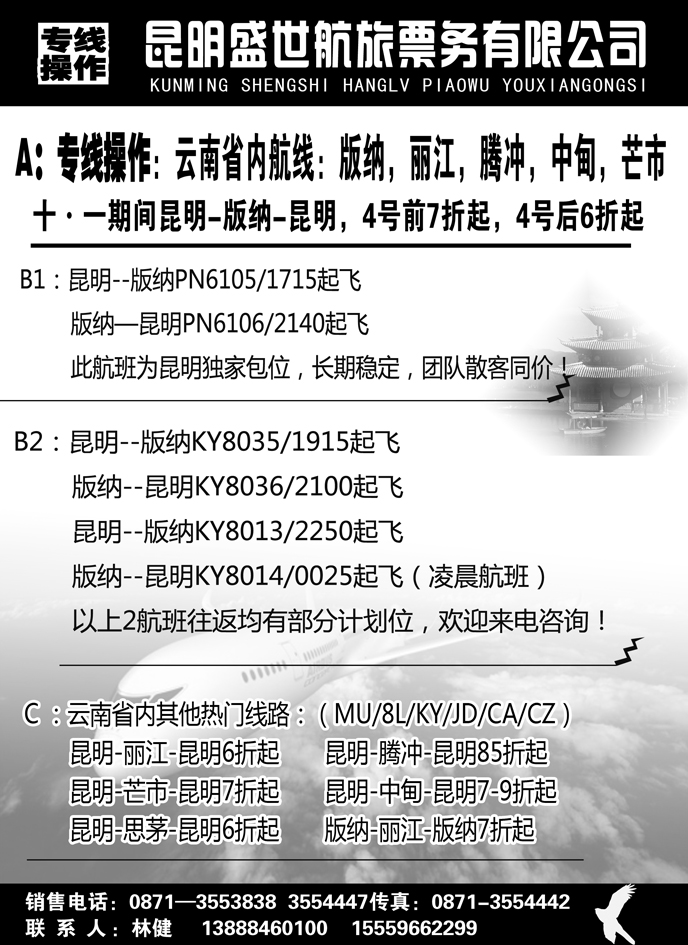 b2昆明盛世航旅票务有限公司