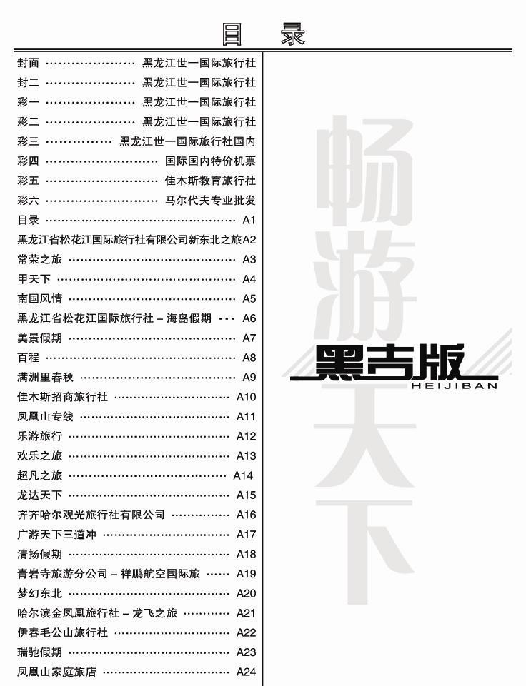 A1目录