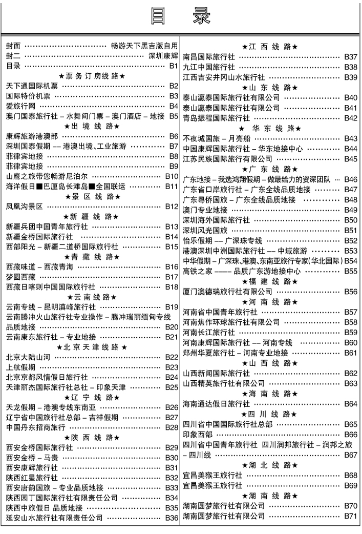 b1目录