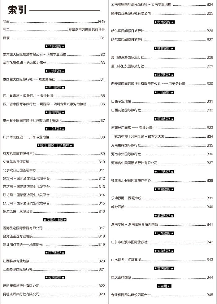 b1目录