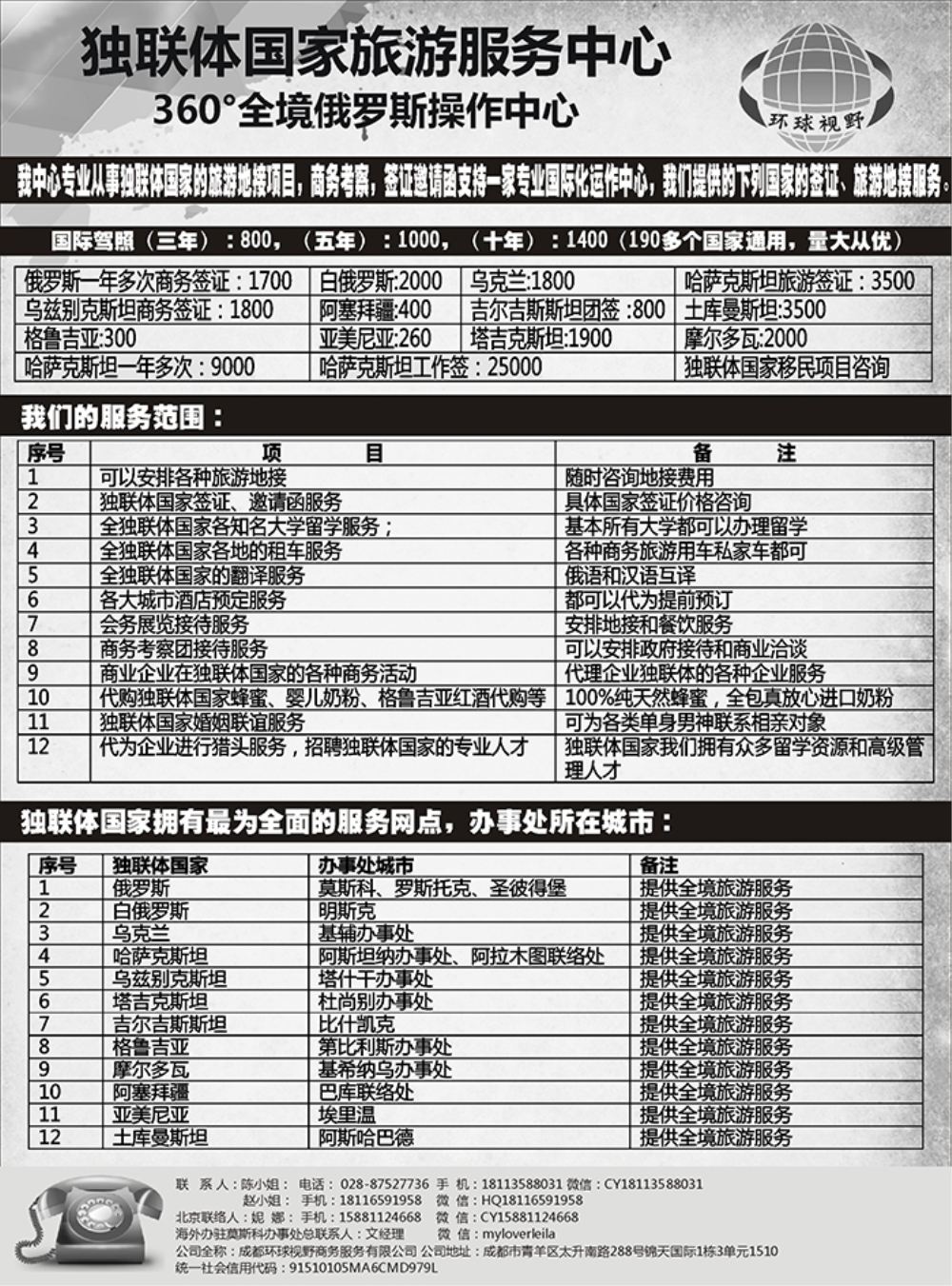 b7俄罗斯独联体国家旅游地接619期 ｛11533｝