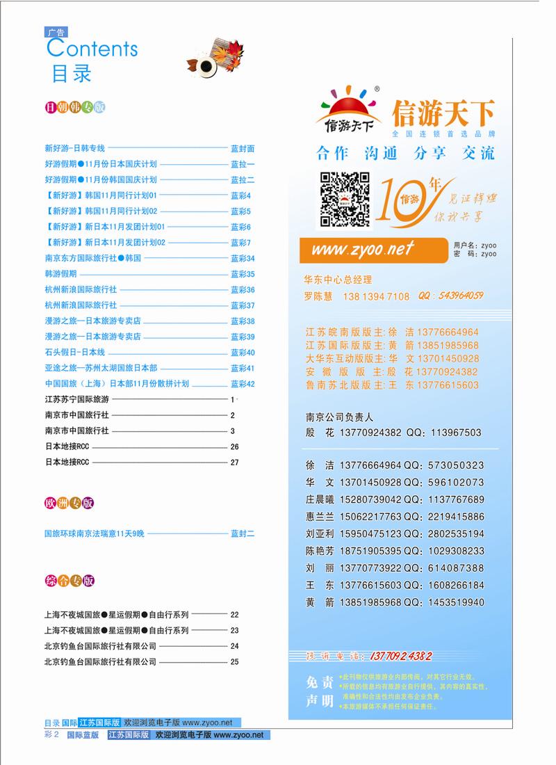 2 目录