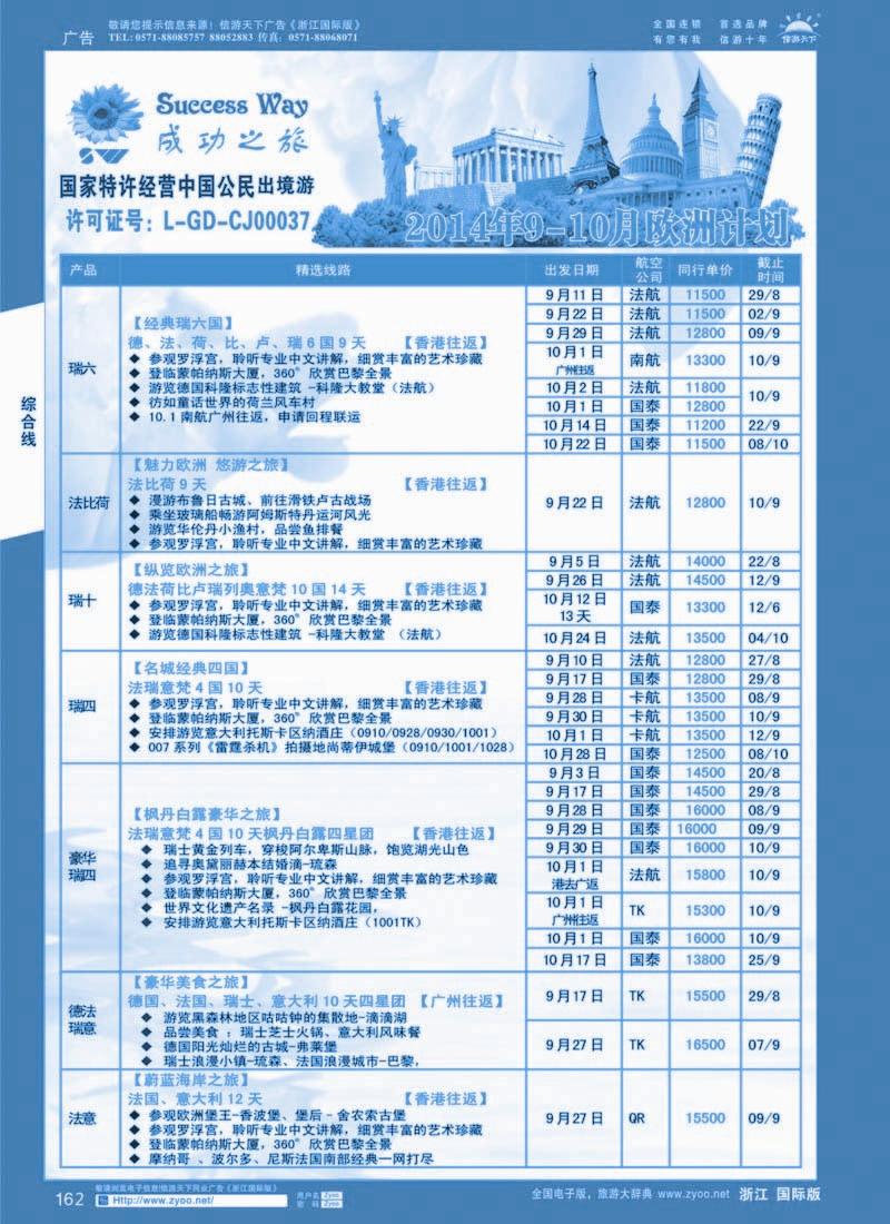 162 广州成功之旅－－欧洲、美洲、南美计划