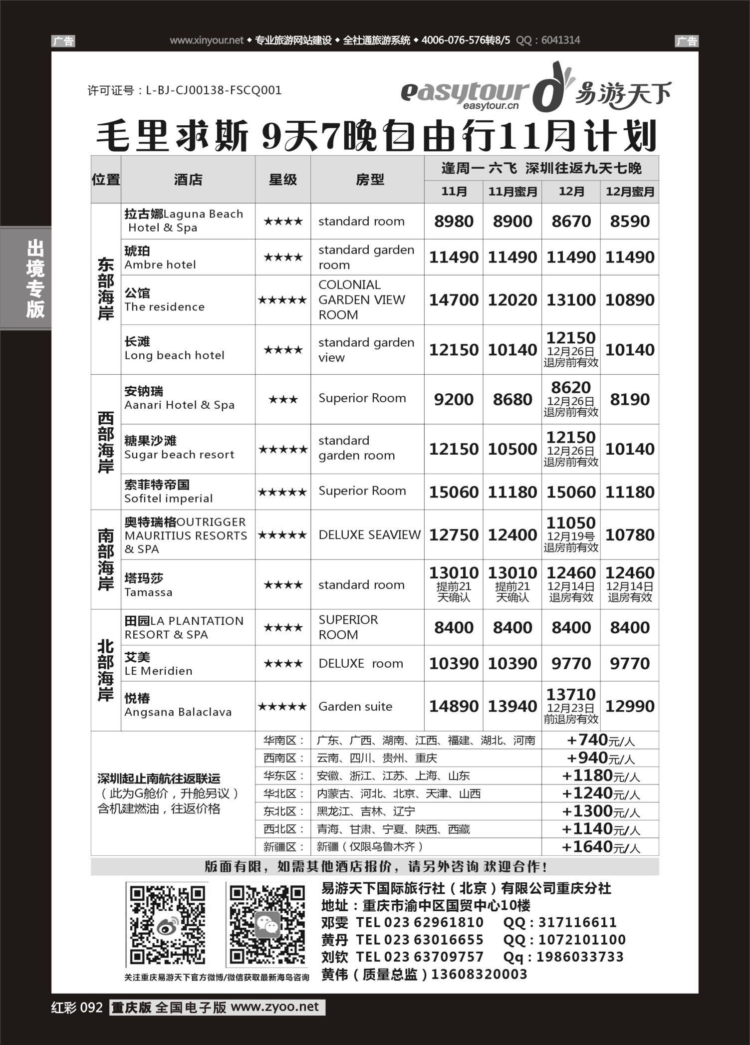 红彩092易游天下-马尔代夫、毛里求斯、塞舌尔