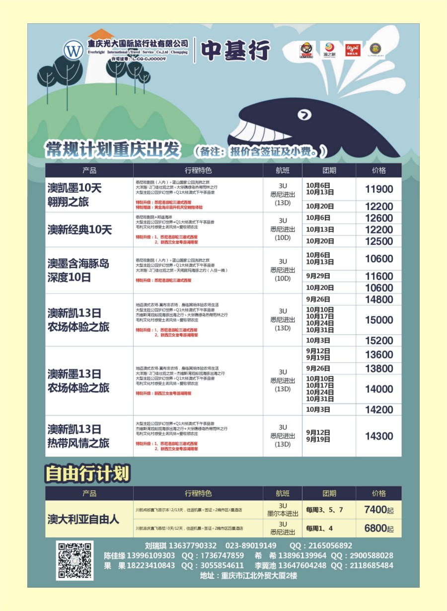 B封二 光大国旅-中基行-澳洲 