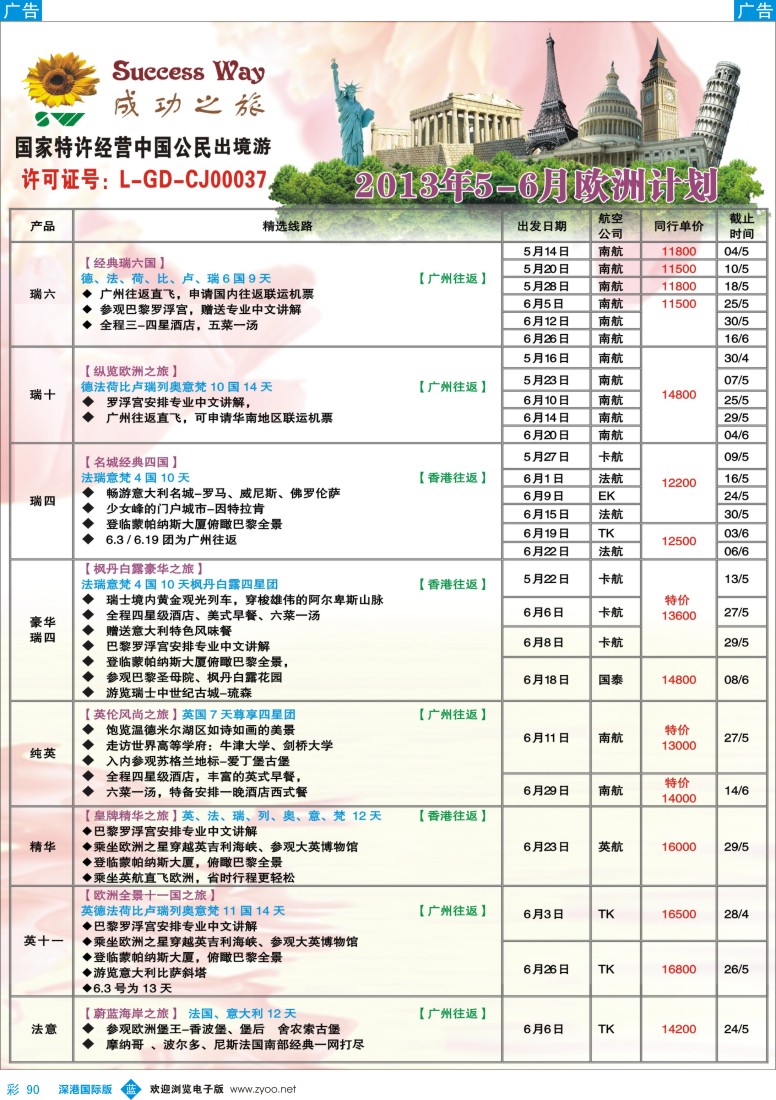 b彩090  成功之旅—欧洲计划