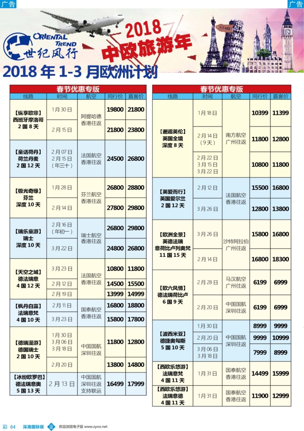 b彩064  【世纪风行】欧洲专家拼团计划