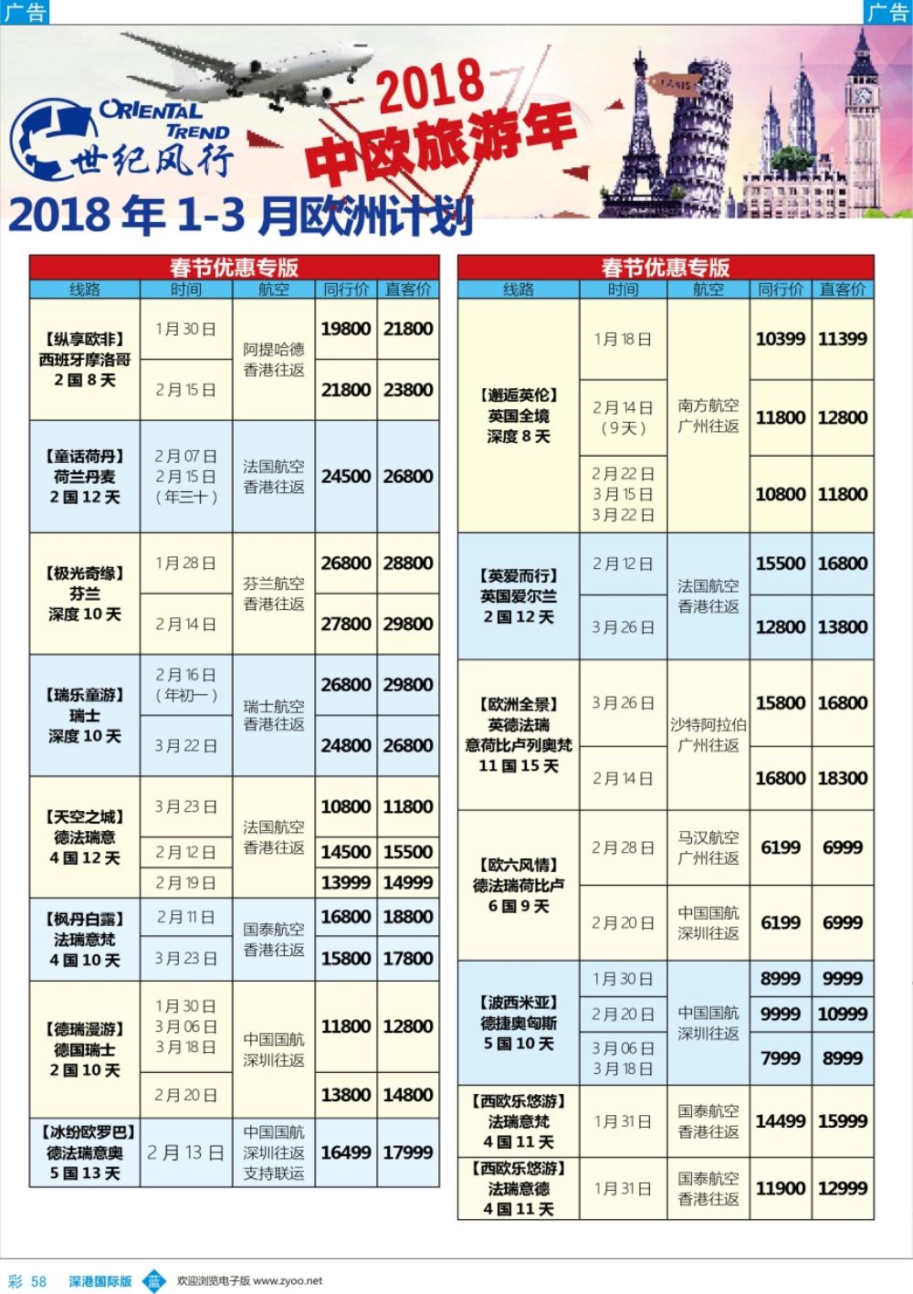 b彩058  【世纪风行】欧洲专家拼团计划