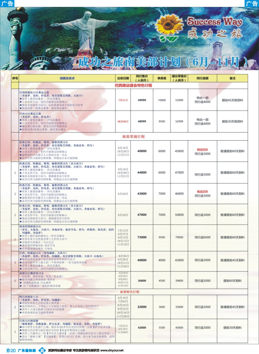 彩b020 广州成功之旅－－欧洲、美洲、南美计划(广州国) 7
