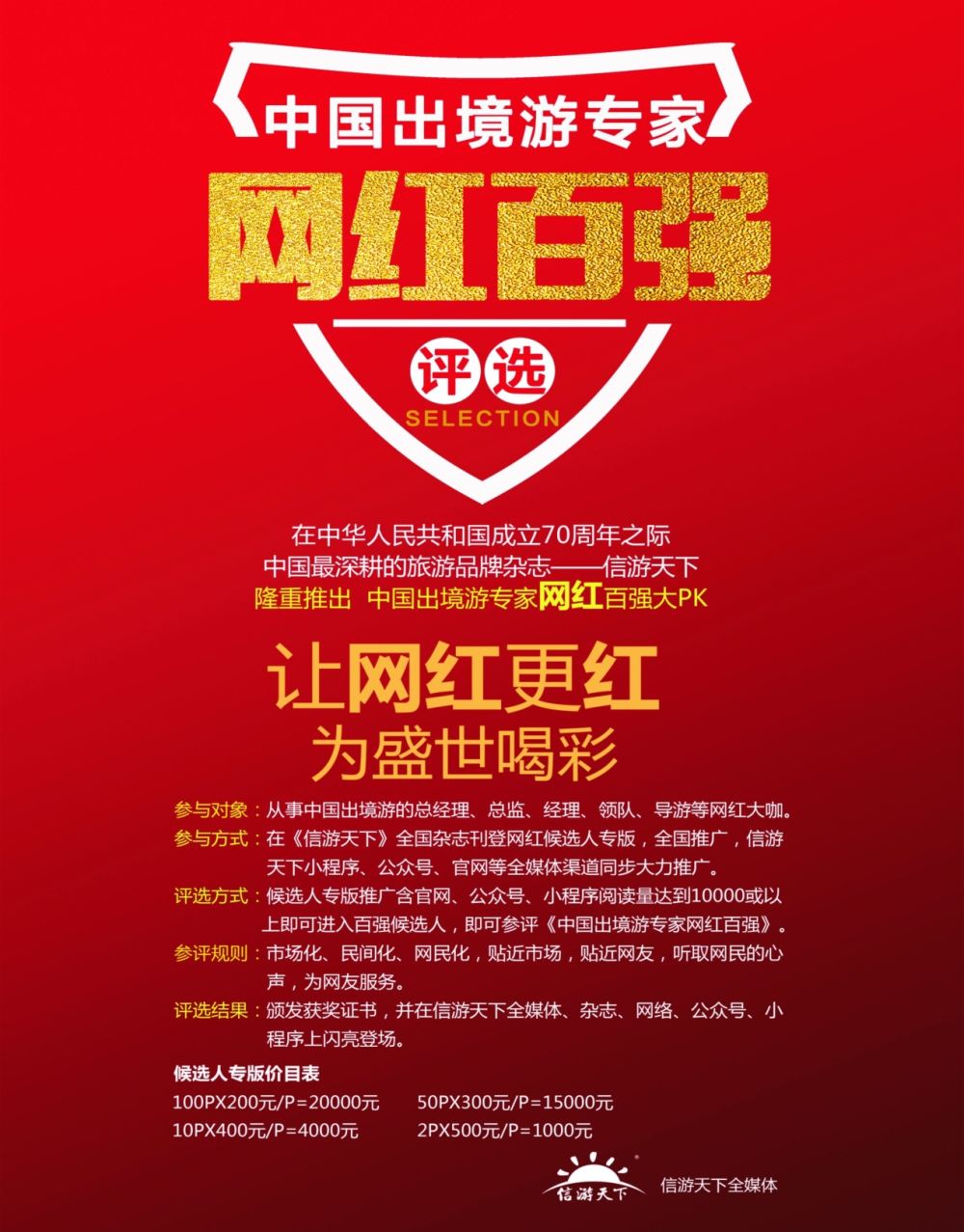 扉1 中国出境游专家网红百强评选