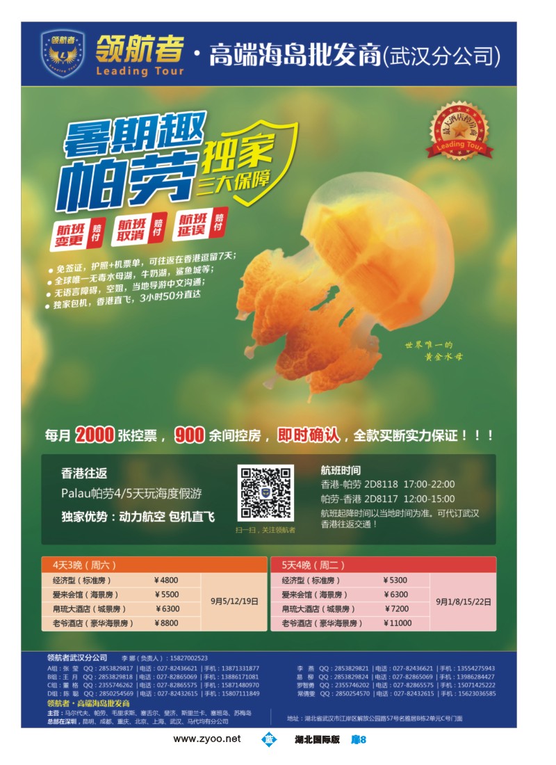 536JLC008领航者—全球海岛游批发商