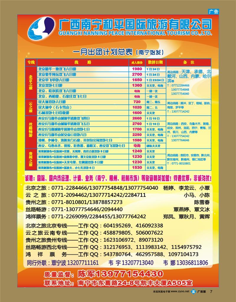 bb07广西南宁和平国际旅游有限公司