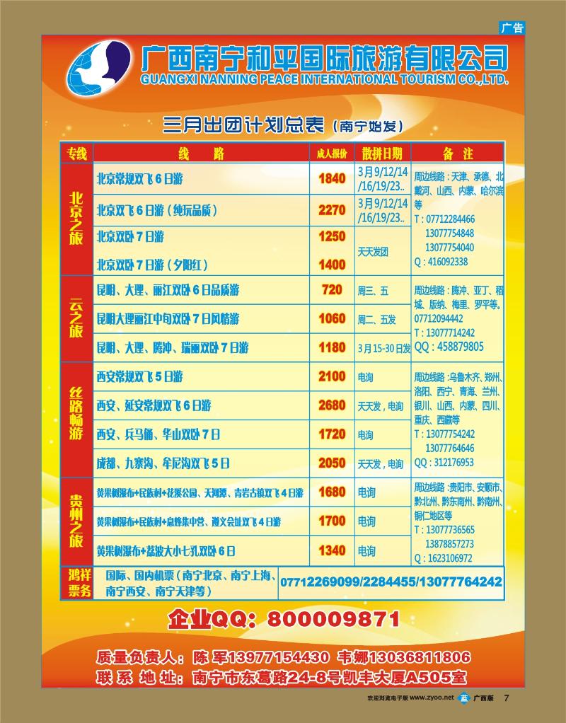bb07广西南宁和平国际旅游有限公司