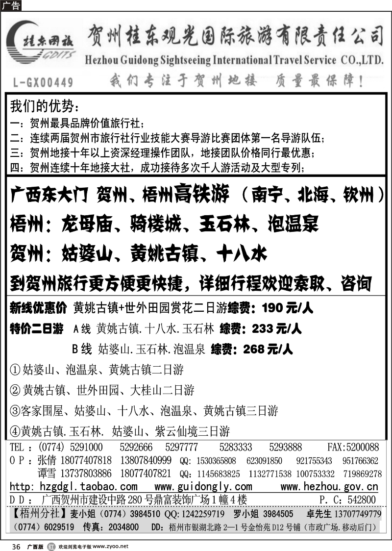 r36广西贺州桂东观光国际旅游有限责任公司