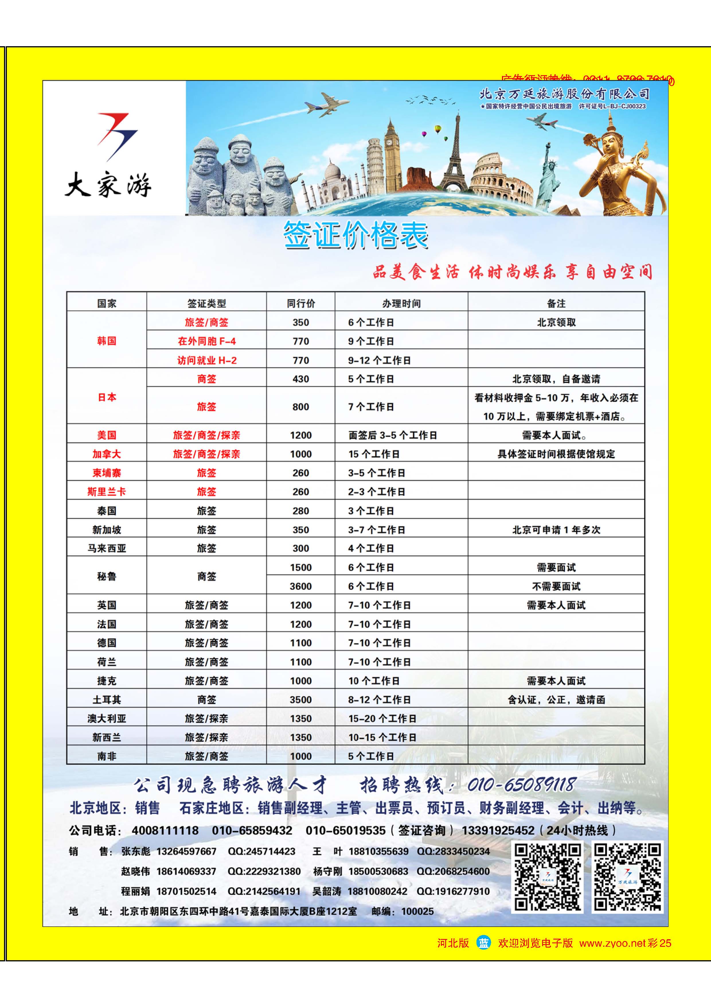 彩25 北京万延旅游股份有限公司 