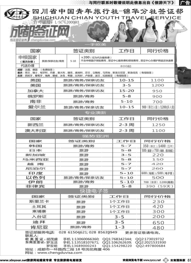 b081 省青旅-锦华分社-签证