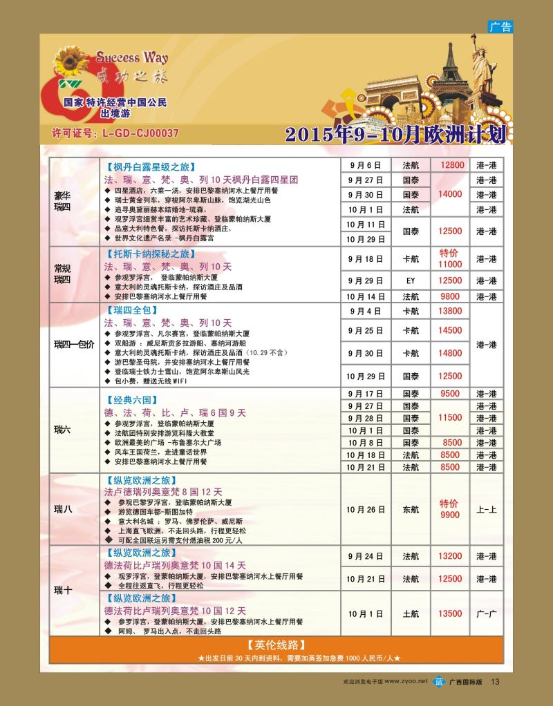 bb13广州成功之旅—欧洲、美洲、南美计划