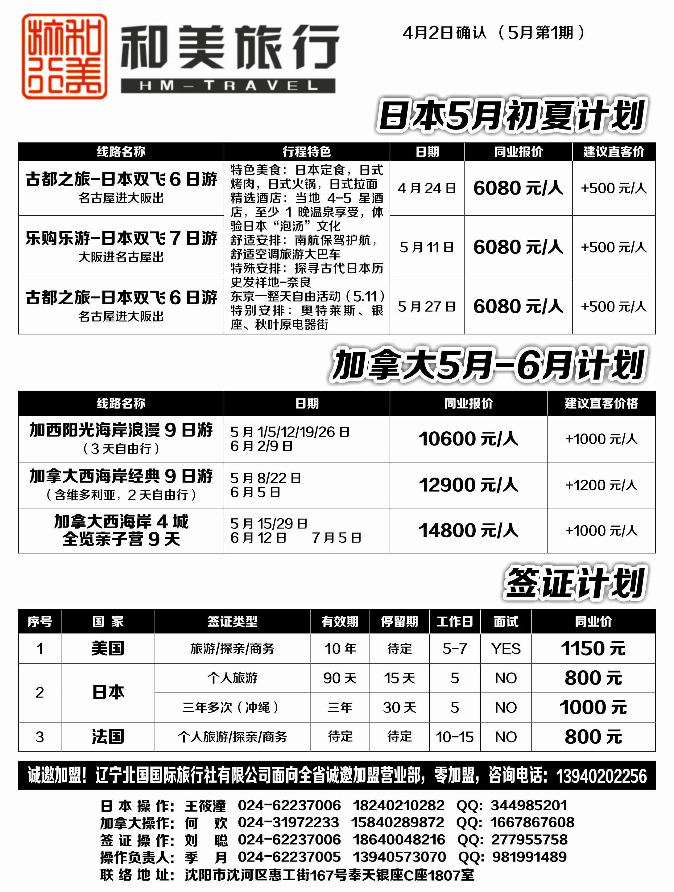 A-黑07辽宁北国国际旅行社有限公司1p黑