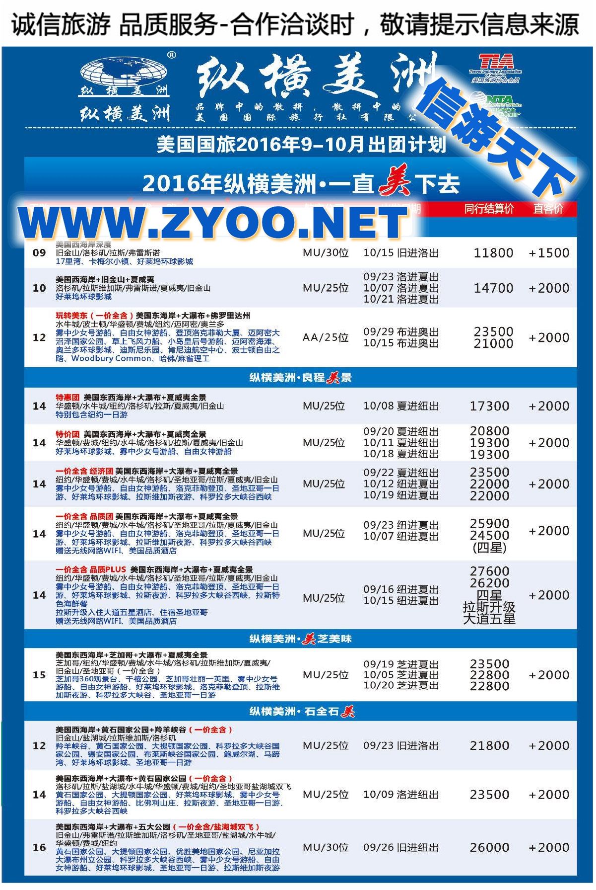 002纵横美洲●美国国旅