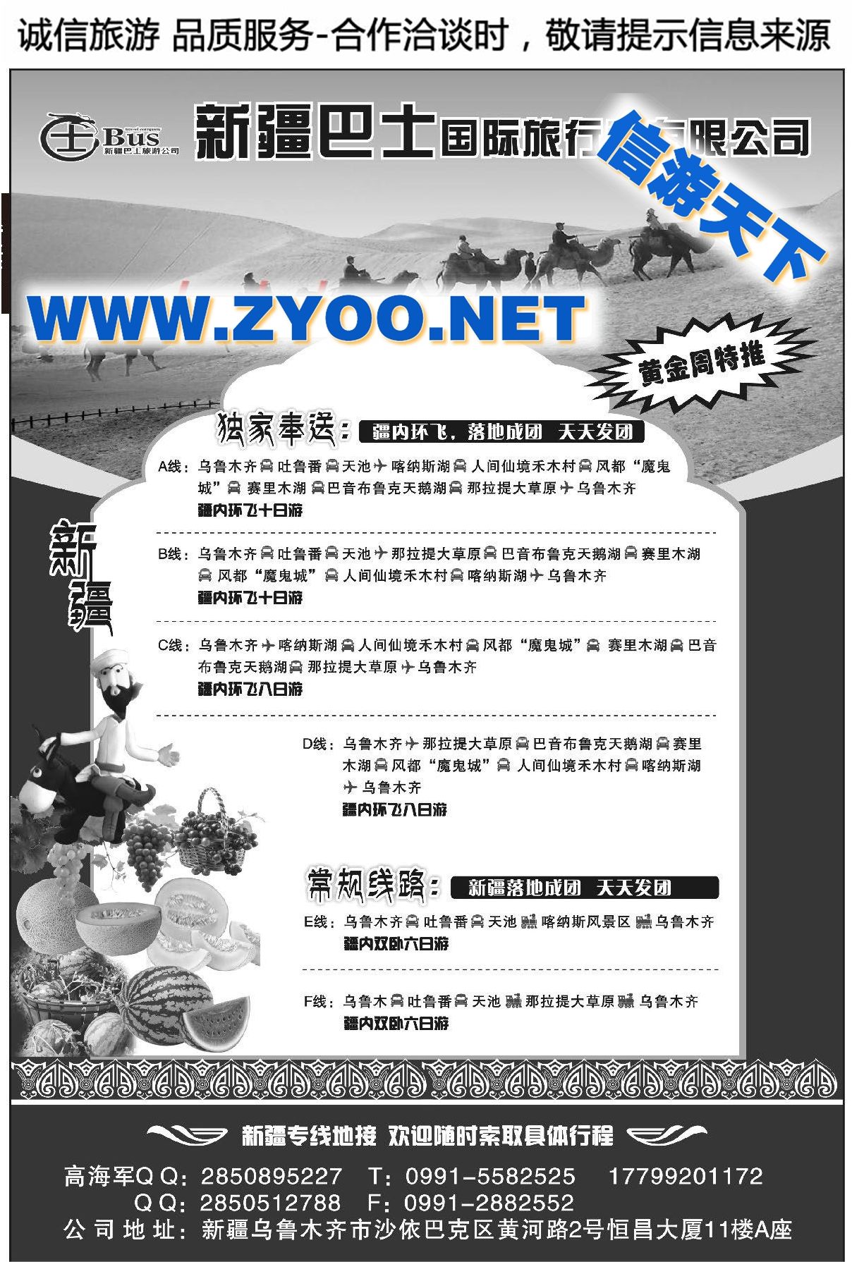 002新疆巴士国际旅行社