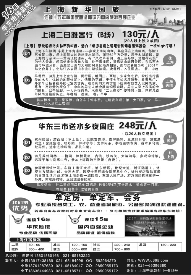 62.上海新华国际旅游社