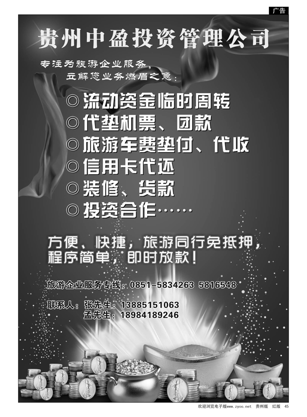 45  贵州中盈投资管理公司