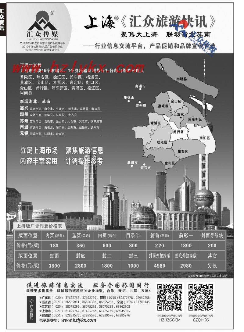 78.上海版《汇众旅游快讯》简介