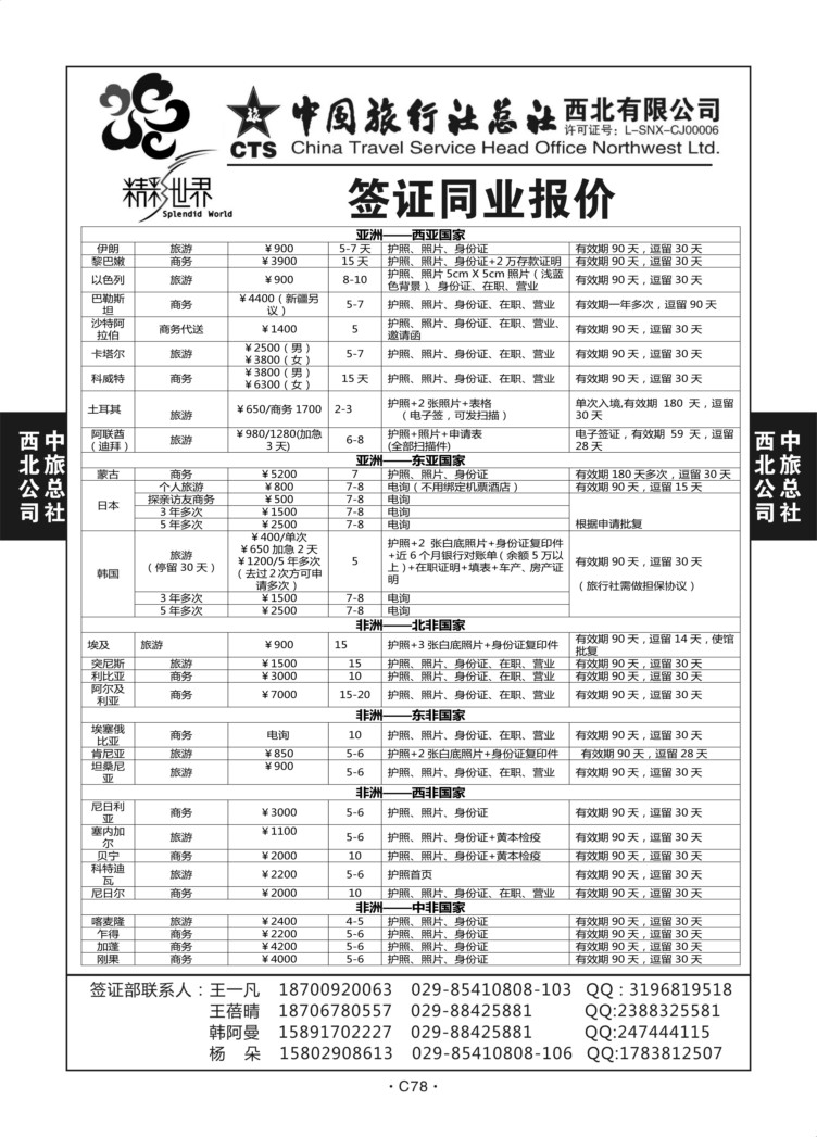 C78--签证-中旅西北1-4