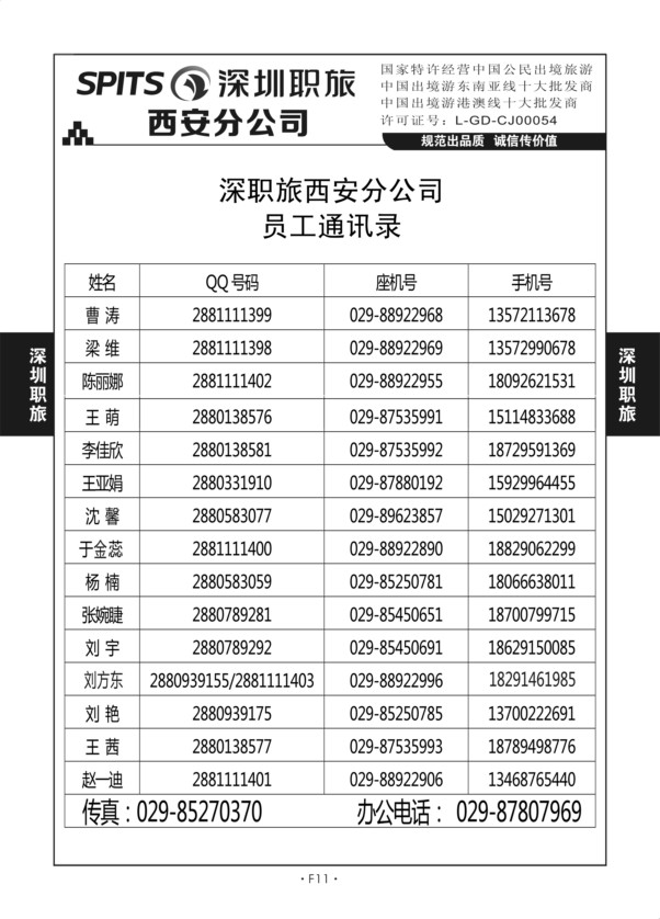 F11-深圳职旅梁N-5（海岛 韩国 东南亚