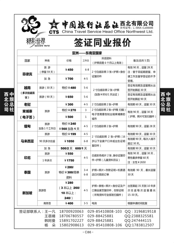 C86-签证-中旅西北1-4