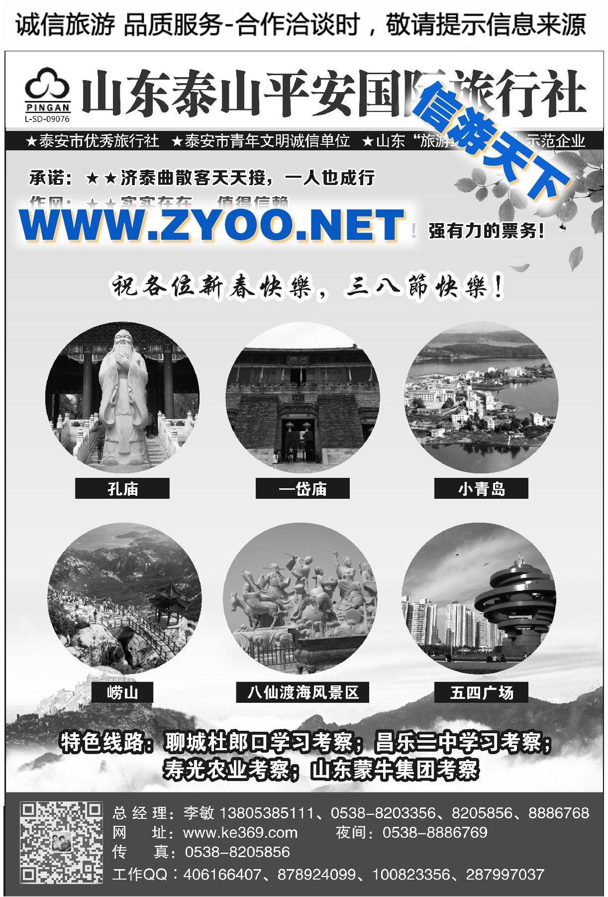 001泰安市泰山平安国际旅行社有限公司