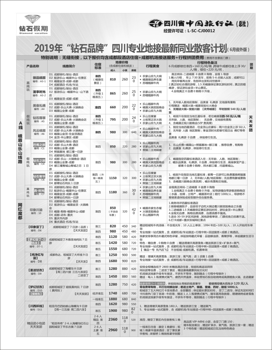 b16 钻石之旅-中旅（总社）全球独家“拜佛”专线1