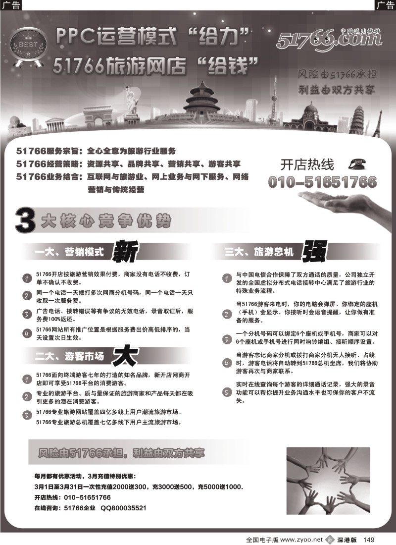 b黑149  51766旅游网店广告