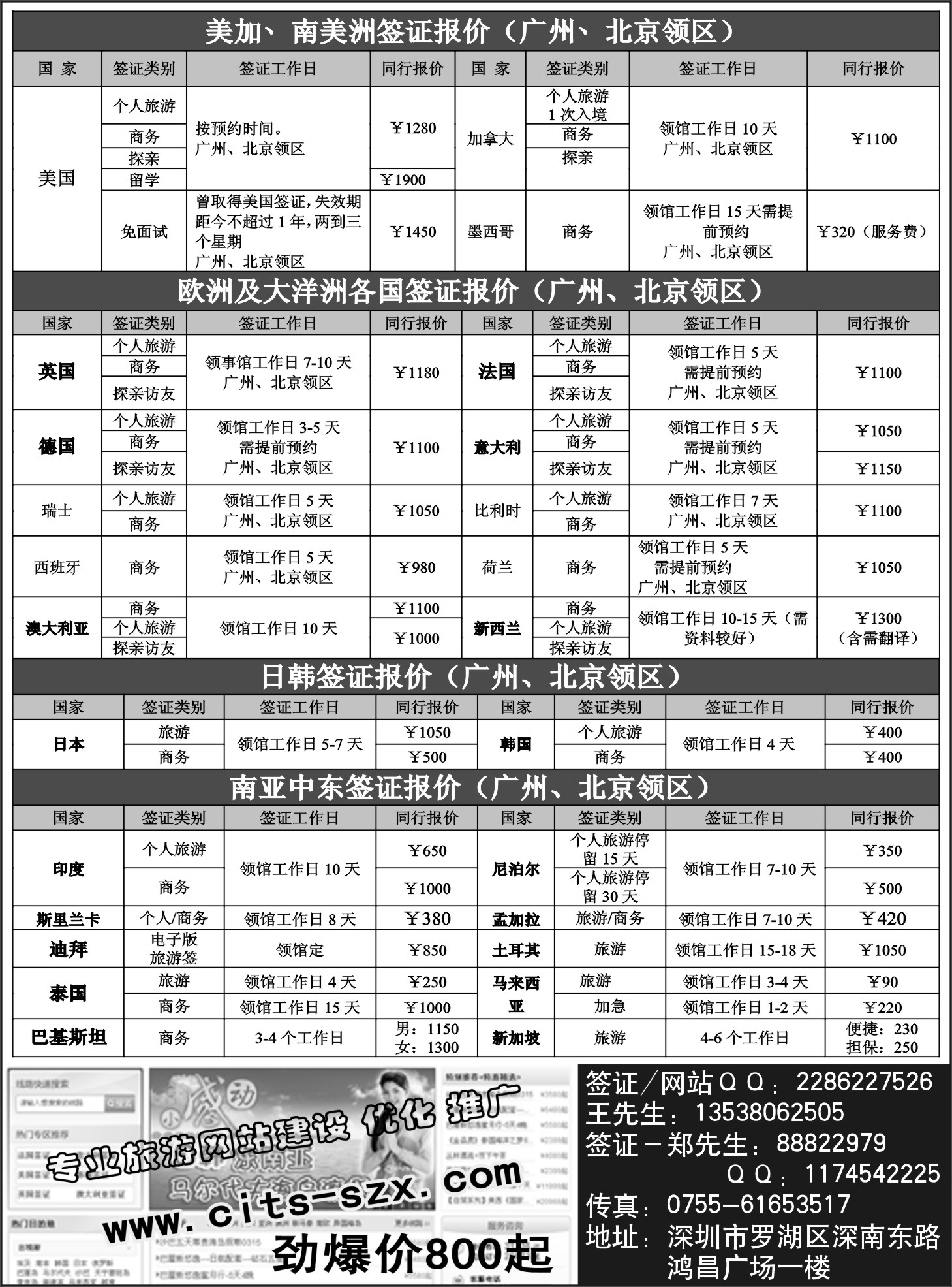 r黑190  签证