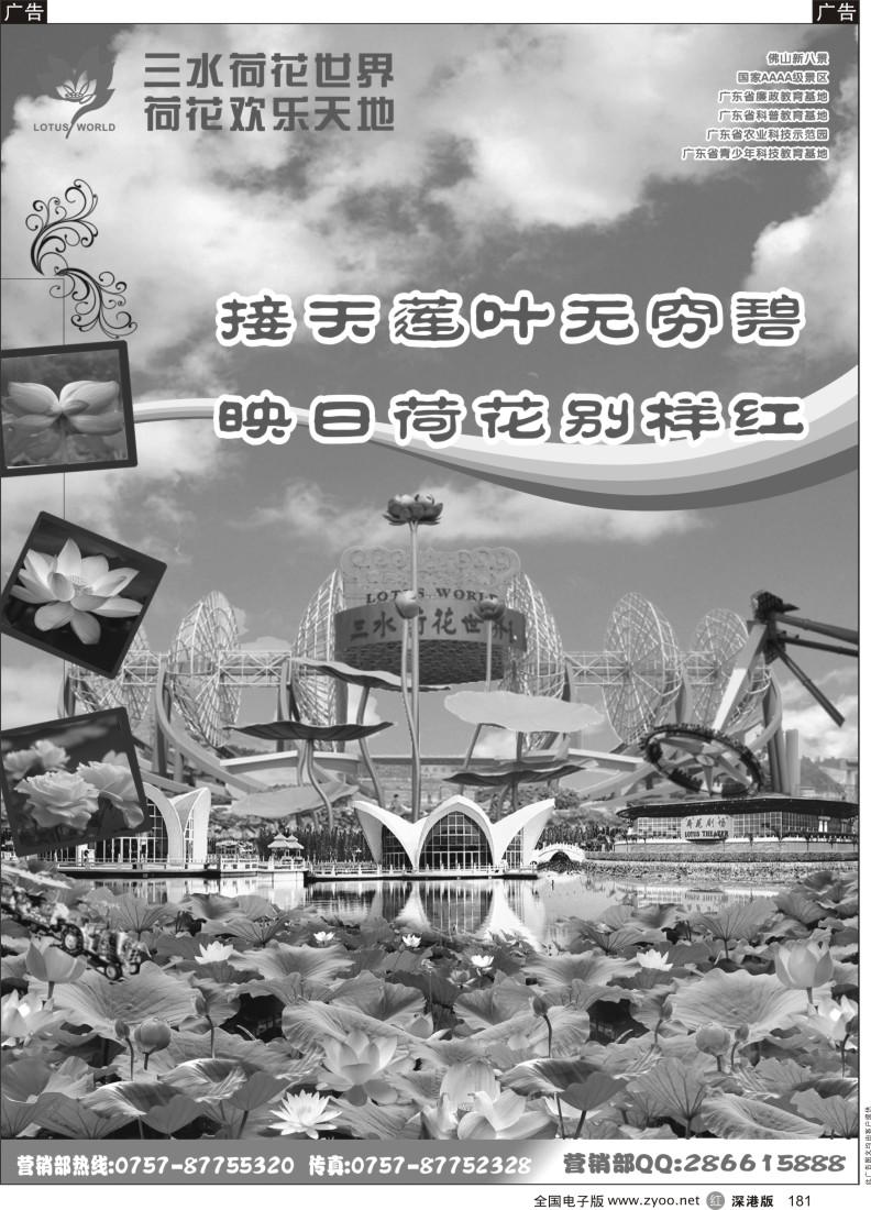 r黑181  佛山三水荷花世界