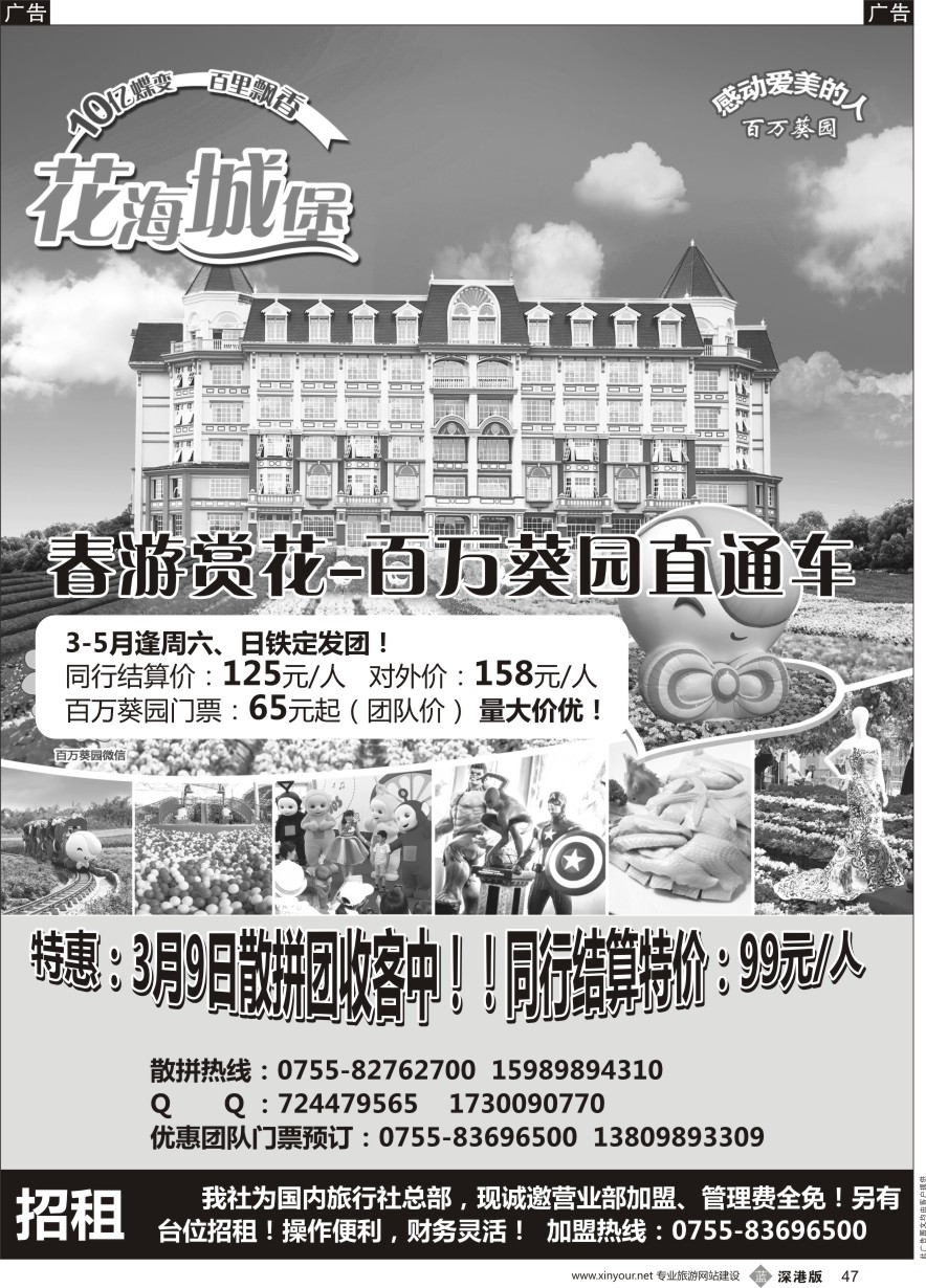 b黑047  百万葵园赏花直通车、门票预订-雄霸
