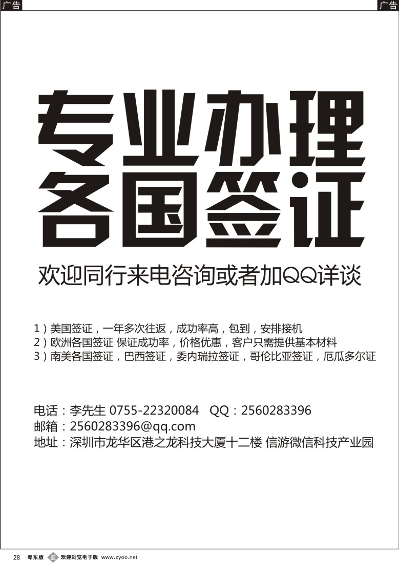 b28  专业办理各国签证