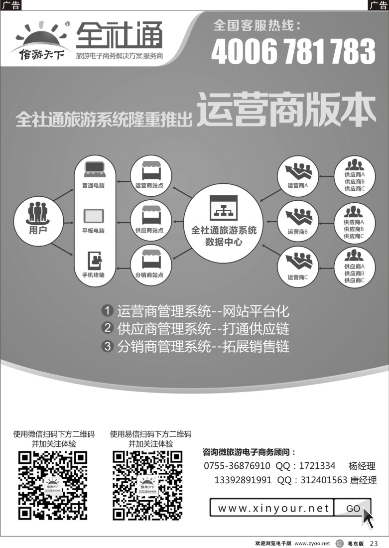 r23  信游全社通旅游系统