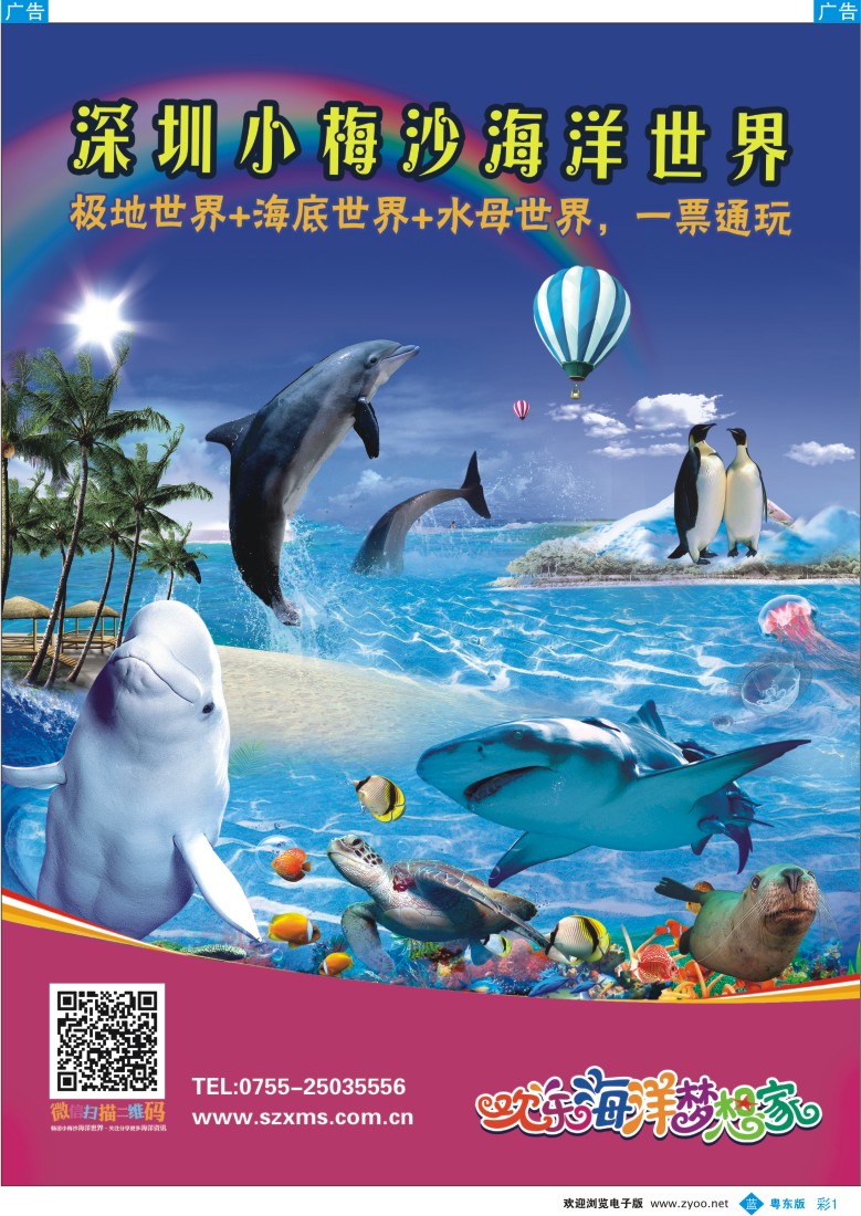b彩01  深圳小梅沙海洋世界